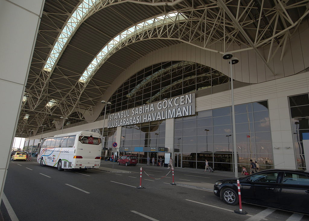 Entrance of Sabiha Gökçen International Airport
